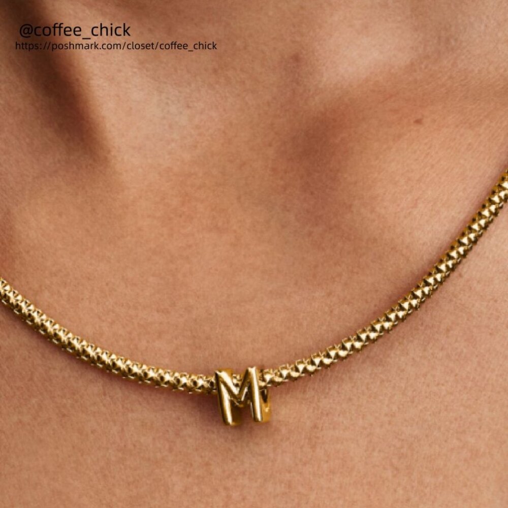 Pandora Letter M Alphabet Mini Charm|Pendant - Picture 2 of 2